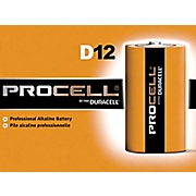 BATTERIES, D, DURACELL, PROCELL, ALKALINE, 12/CT THUMBNAIL