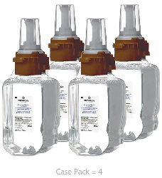 HAND SOAP, CLEAR & MILD, FOAMING, ADX 7 REFILLS, FRAGRANCE FREE, 700 ML, 4/CT LARGE