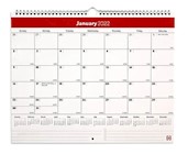 WALL CALENDAR, 2022, RED/WHITE, 12" X 15", TR52080-22 THUMBNAIL