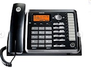 PHONE, CORDED, 2-LINE, MOTOROLA ML25254, BLACK THUMBNAIL