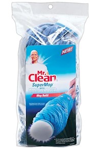 MAGIC ERASER SUPER TWIST MOP, MR. CLEAN, REFILL MAIN