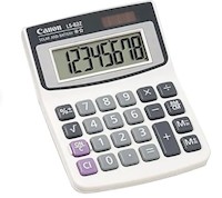 CALCULATOR, 8-DIGIT PORTABLE, CANON LS-82Z, WHITE MAIN