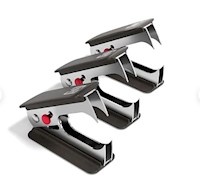 STAPLE REMOVER, CLAW STYLE, TRU RED, BLACK, 3/PK MAIN