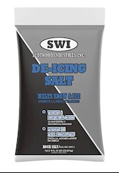 ICE MELT, ROCK SALT, 50 POUND BAG LARGE