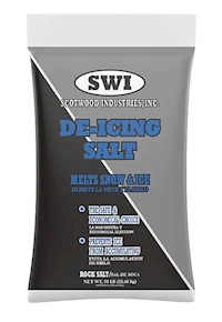 ICE MELT, ROCK SALT, 50 POUND BAG MAIN