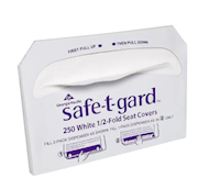 TOILET SEAT COVERS, SAFE-T-GARD PAPER, 14.5"H X 17"W, 5000/CT (47046) MAIN