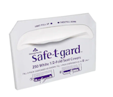 TOILET SEAT COVERS, SAFE-T-GARD PAPER, 14.5"H X 17"W, 5000/CARTON (47046) THUMBNAIL