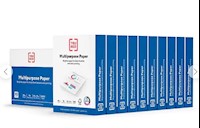 Multipurpose Paper, LETTER-Size, 96/108 US/Euro Brightness, 20 lb., 8 1/2"H x 11"W, 5,000 Sheets/Ct MAIN