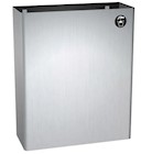 WASTE RECEPTACLE, STAINLESS STEEL, 17"H X 6 1/2"W, 14"D, ASI THUMBNAIL