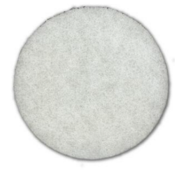 20", WHITE, POSLISHING PADS, 5/CT LARGE