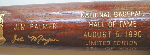 1990 Hall of Fame Induction Bat MAIN