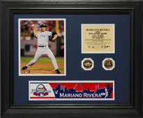 2009  All-Star Game Mariano Rivera Game-Used Locker Name Plate LH705830 MAIN