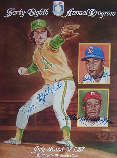 Autographed 1987 National Baseball Hall of Fame MAIN