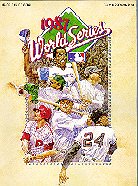 1987 Official MLB World Series Program MAIN