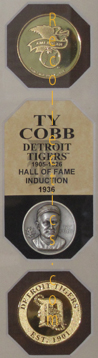 Ty Cobb Autographed Wire Photo SWATCH