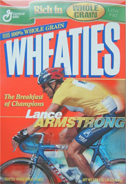 Lance Armstrong Wheaties Cereal Box MAIN
