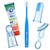 Blue Brilliant Oral Care Kit with 3 Silicone Toothbrushes, Spry Tooth Gel and Brilliant Baby Toothbrush SWATCH
