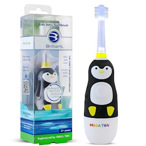 Brilliant Kids Sonic Toothbrush - Penguin LARGE