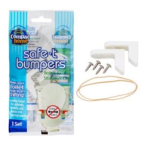 Compac Home Safe-T-Bumper Toilet Seat Stabilizers LARGE