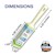 Magic Stone Porcelain Cleaner with Handle Dimensions - 4.88 x 1.63 x 1.63 inches with a 4.25 inch handle SWATCH