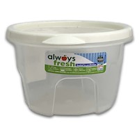 Compac Home Round Bowl with Lid (2 cups/ 16 oz) Ivory MAIN