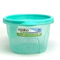 Compac Home Round Bowl with Lid (2 cups/ 16 oz) Aqua MAIN