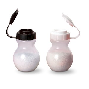 Compac Home Salt & Spice Dispenser - 2pk - Black & White LARGE