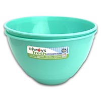 Compac Home Bamboo Design Bowl Aqua 2pk MAIN