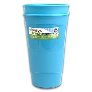 Compac Home Bamboo Design Tumbler (14 oz) 2pk Aqua THUMBNAIL