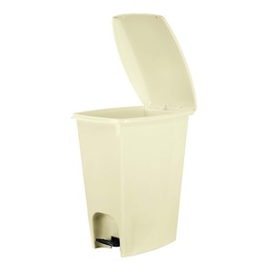 Compac Home Ivory Step Trash Can - 6 Gal THUMBNAIL