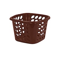 Compac Home 6 Gallon Laundry Basket in Chocolate Brown color MAIN