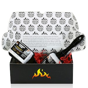 Better Grillin' Gift Pack Scrubbin' Stone Grill Cleaner with Handle (2pk) LARGE
