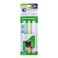 Brilliant Child Toothbrush 3-pack MAIN