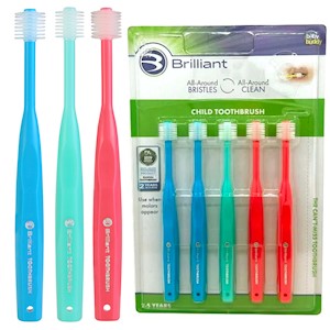 Brilliant Child Toothbrush 5 pack by Baby Buddy THUMBNAIL
