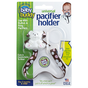 Universal Pacifier Holder (Dots) THUMBNAIL