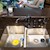 Sink Daisy Scented Sink Strainer Yellow with other Compac Home Cleaning products in Stainless Steel Sink SWATCH