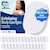 Image showing 30 HartFelt Body Scrub sponges as well as woman using the sponge SWATCH