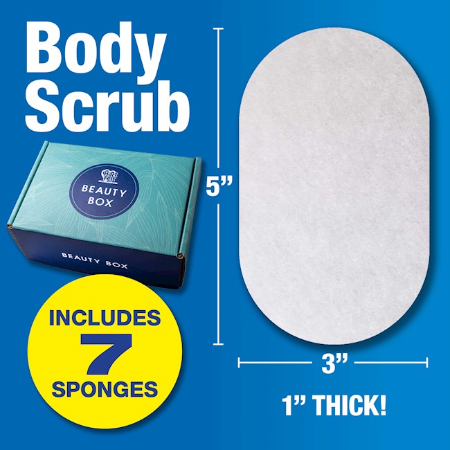 HartFelt Body Exfoliation Beauty Box with 7 Count Body Scrub