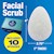 Beauty Box contents - 10 tear-drop shared facial sponges measuring 4 inches by 2.75 inches by 1 inch thick SWATCH