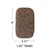 HartFelt Magic Stone Pedicure Scrub dimensions 4 inches by 2.31 inches by 1.25 inches SWATCH