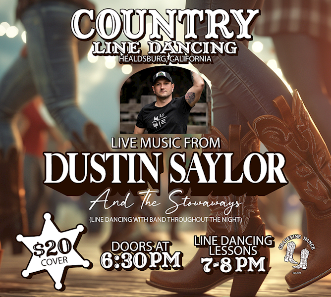 Country Line Dancing with Dustin Saylor & The Stowaways 9/26 LARGE