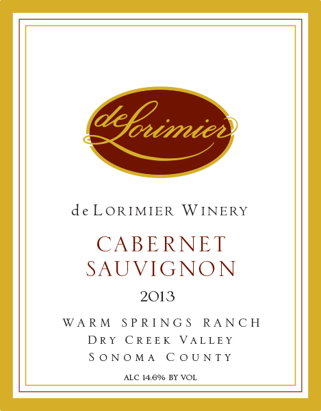 2013 Cabernet Sauvignon, Warm Springs Ranch THUMBNAIL