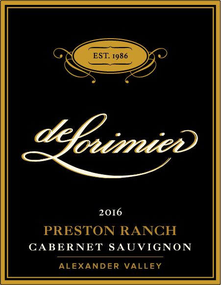 2016 Cabernet Sauvignon, Preston Ranch THUMBNAIL