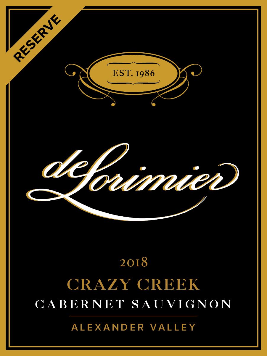 2018 Cabernet Sauvignon, Crazy Creek Reserve MAIN