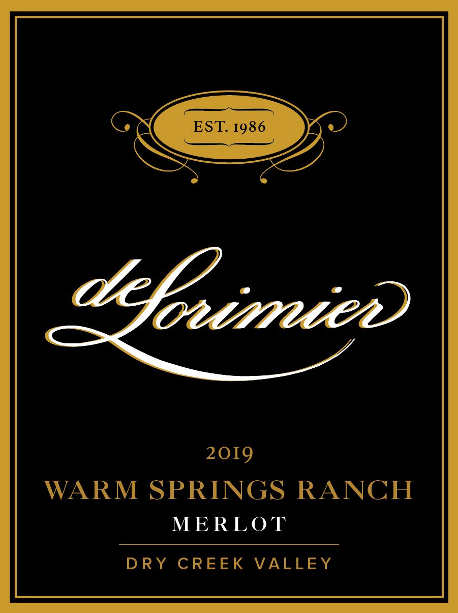 2019 Merlot, Warm Springs MAIN