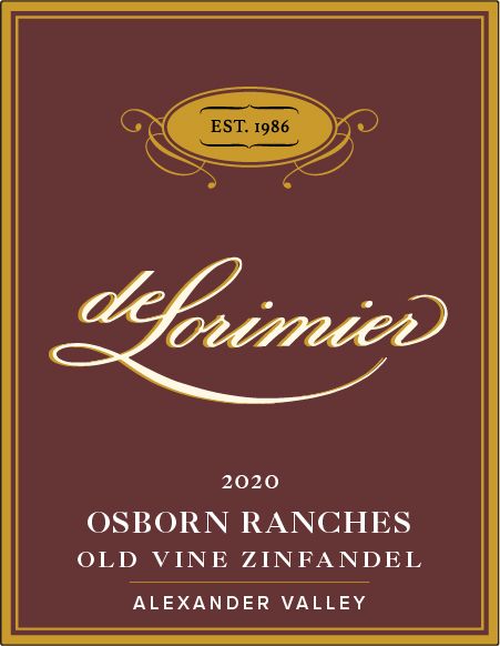 2020 Zinfandel, Osborn Ranch, Old Vine MAIN