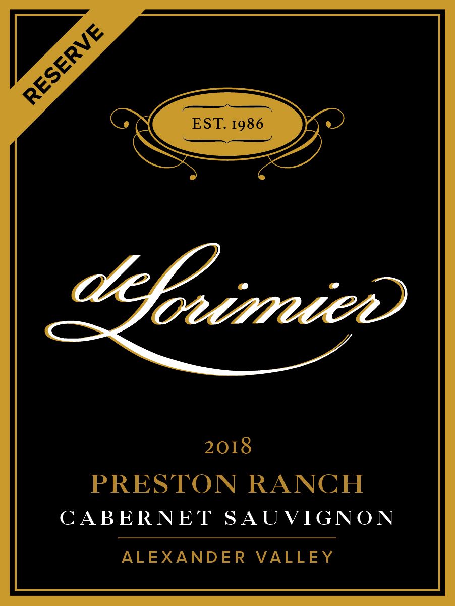 2018 Cabernet Sauvignon, Preston Reserve THUMBNAIL