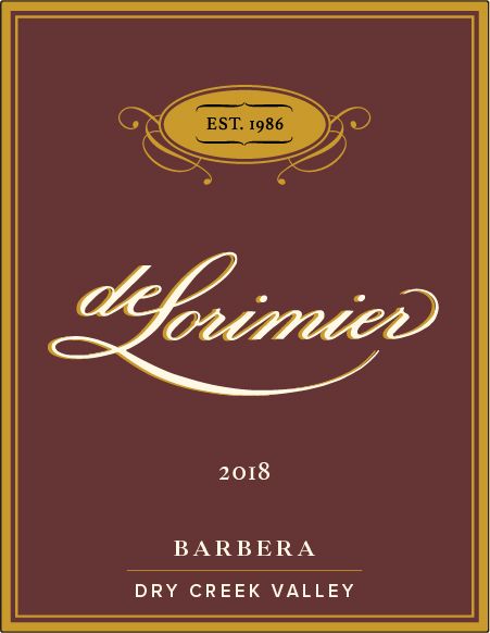 2018 Barbera, Chemise, Dry Creek Valley THUMBNAIL