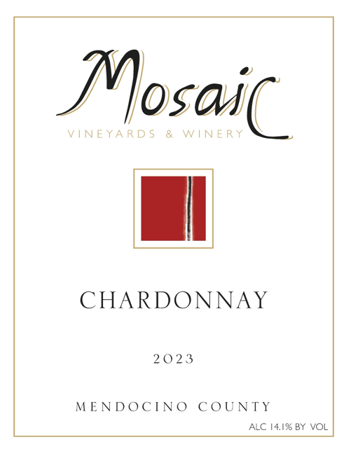 2023 Mosaic Chardonnay, Mendocino County MAIN