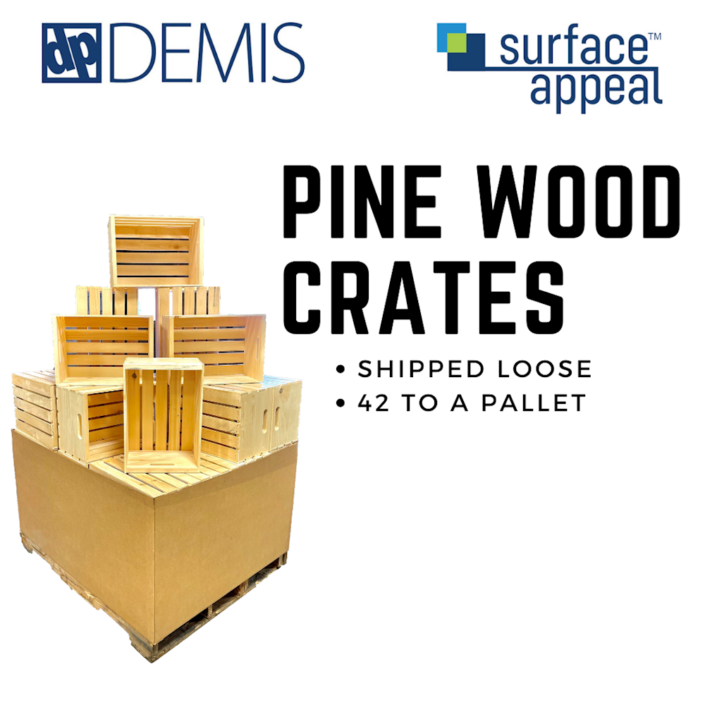 18" Pine Wood Crate Pallet LARGE